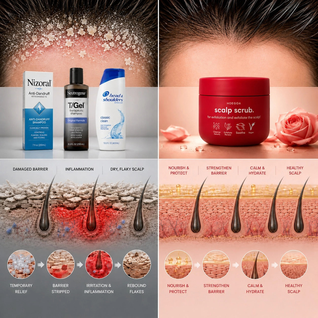 Your Medicated Shampoo Is Breaking Your Scalp.