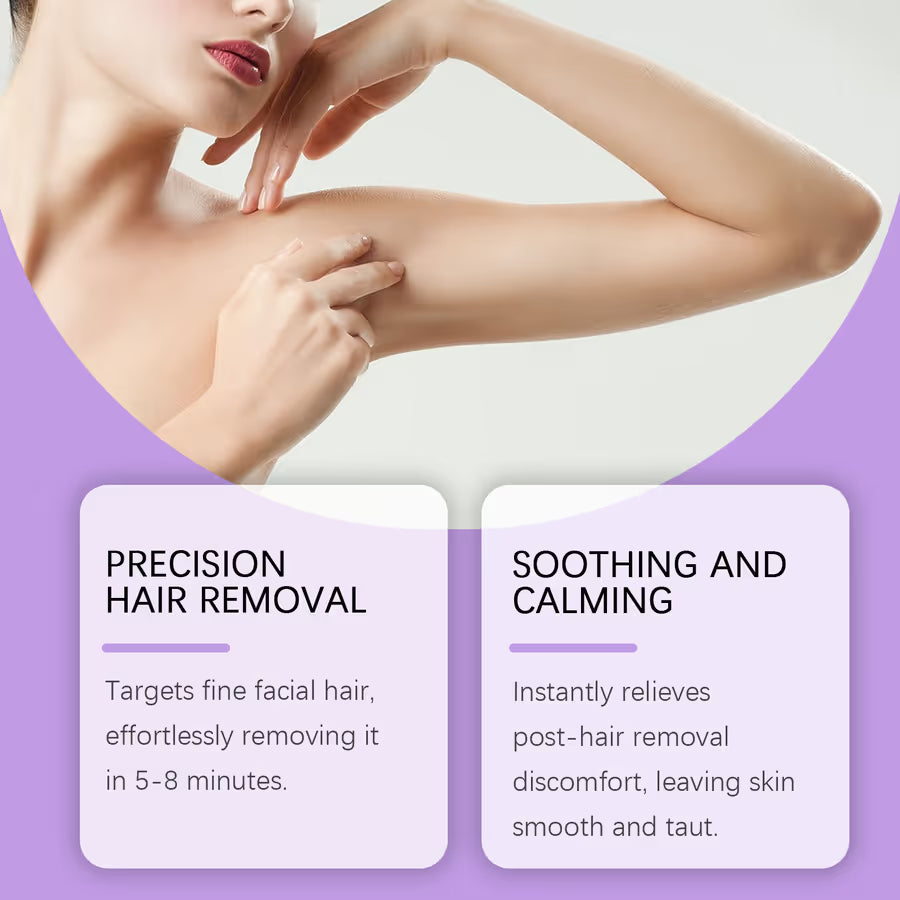 Bikini Pain-Free Hair Removal Cream for Sensitive Skin,Gentle Citrus Sensitive Skin Hair Removal Cream&Spray