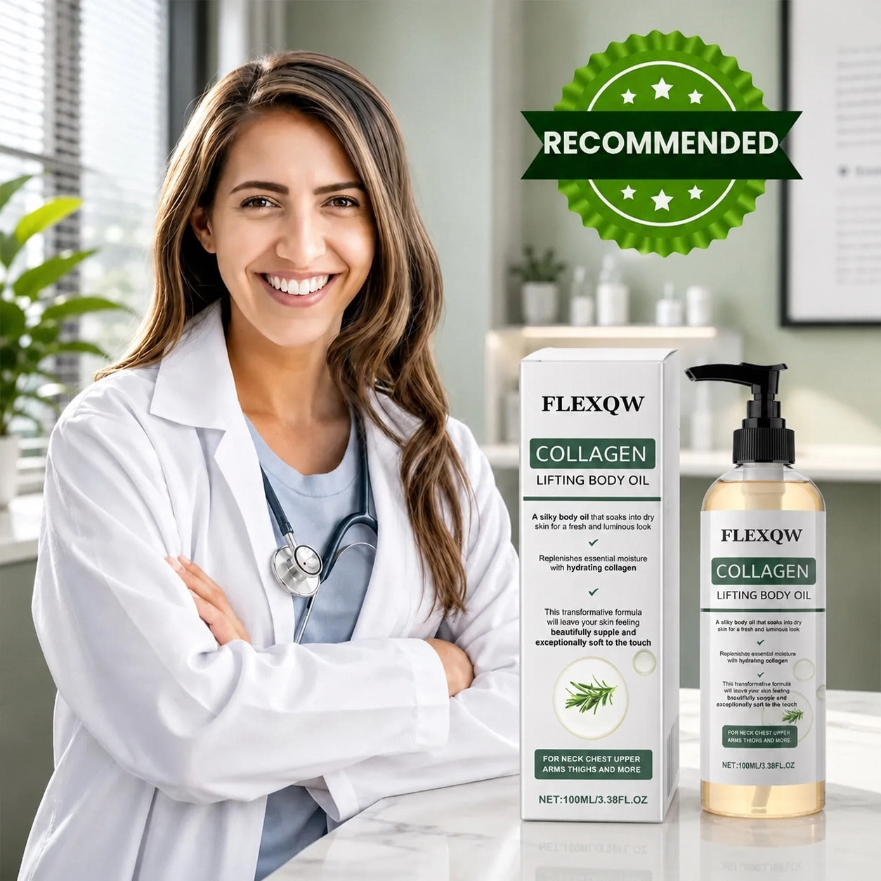 Collagen Oil | Tightens and lifts sagging skin by 98% within 24 hours