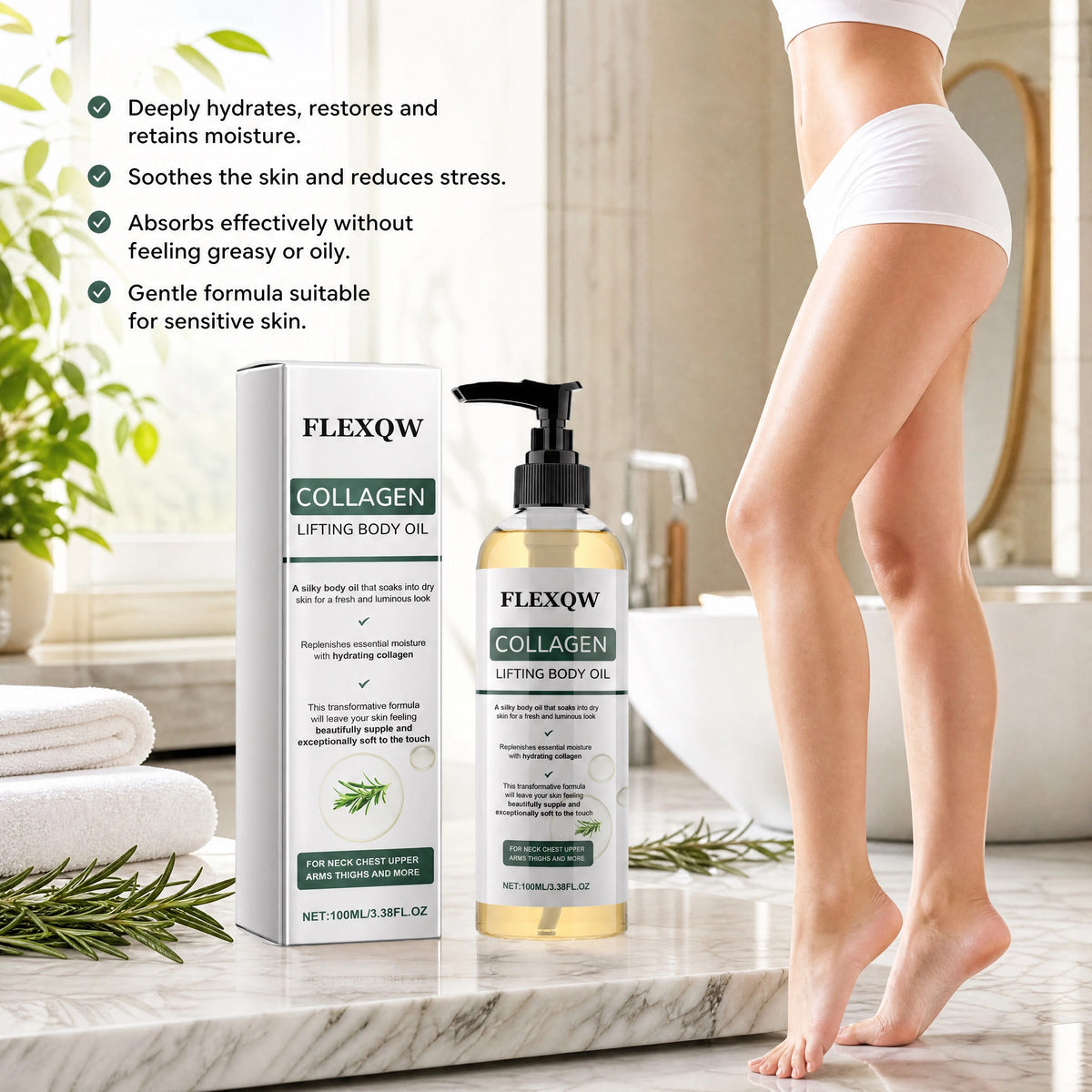Collagen Oil | Tightens and lifts sagging skin by 98% within 24 hours